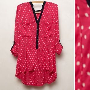 Anthropologie Vanessa Virginia Honore top Sz 10